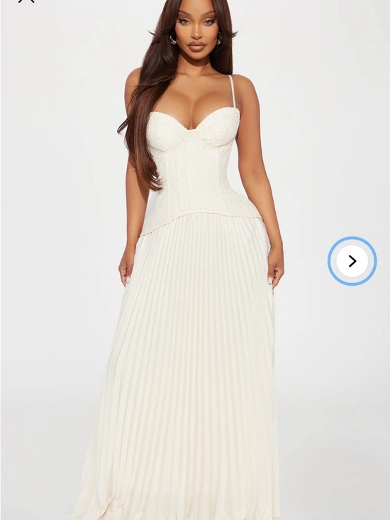 Fashion Nova Dresses & Skirts - Fashion Nova Ivory Corset Maxi Dress